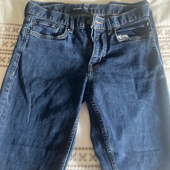 Old Navy Men's Blue Slim Taper Fit Jeans - Picture 1 of 2